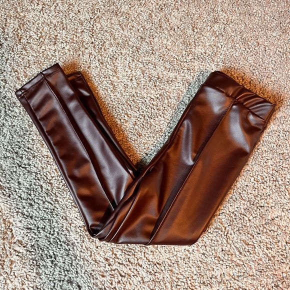 Fashion Nova Other - Toddler Leather Leggings 3T